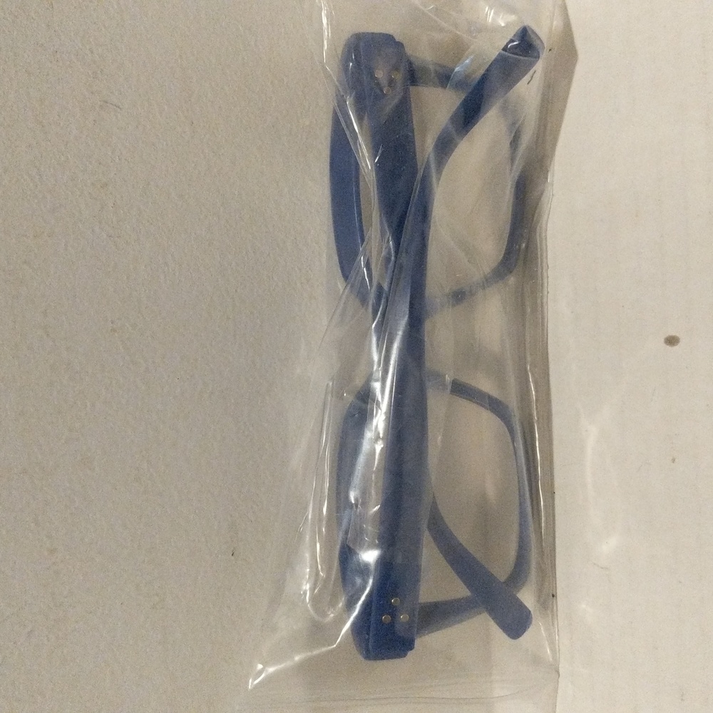 Blue Oversized +2.0 Reading Glasses Computer Blue Light Filter Blocking 2X 🆕 - Picture 5 of 5